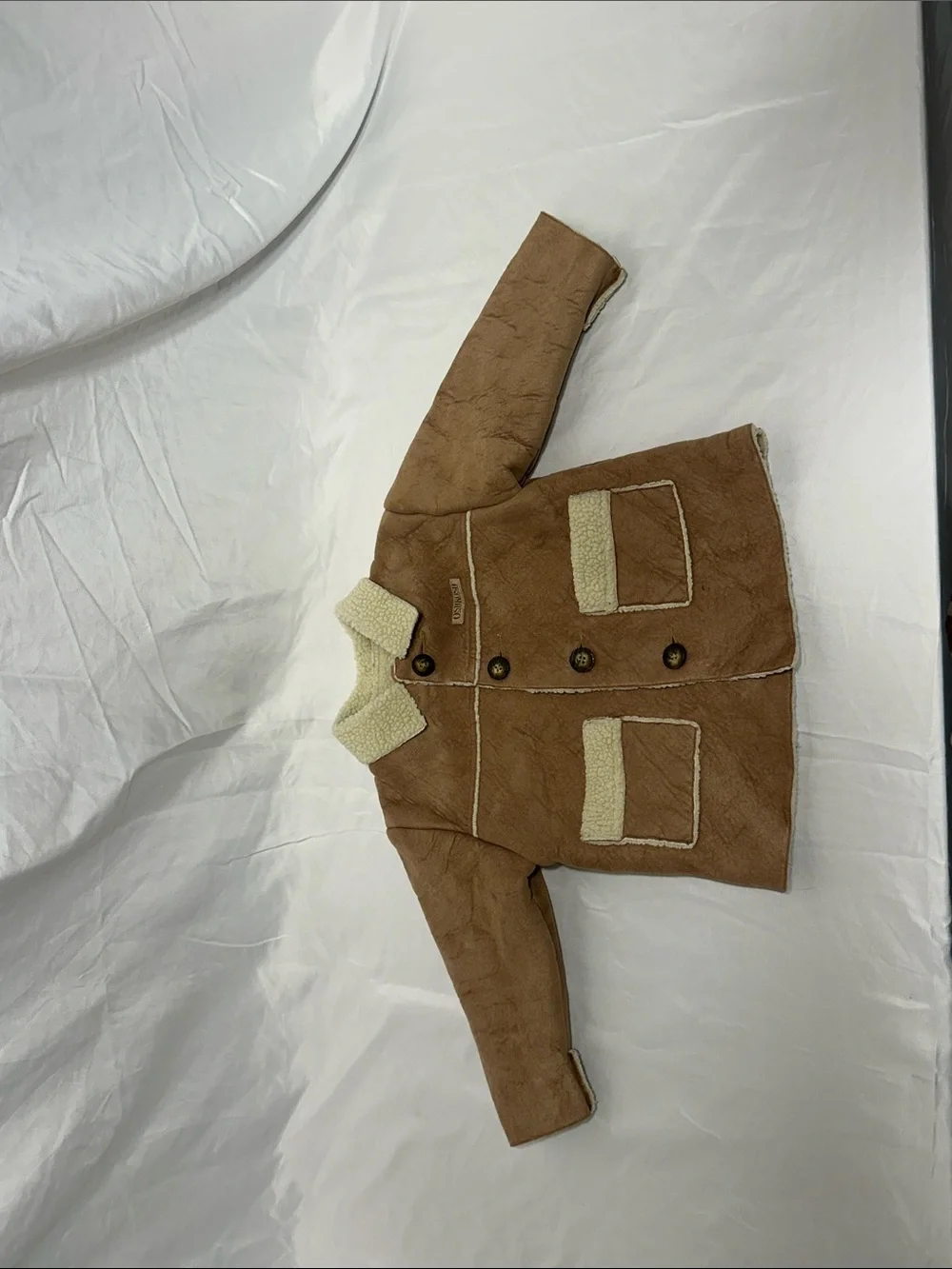 OshKosh B'gosh Brown Jacket with Cream Sherpa Lining
